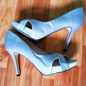 High heeled shoes